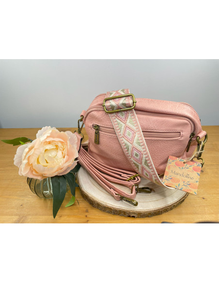 SAC BANDOULIERE EMA Couleur:PINK